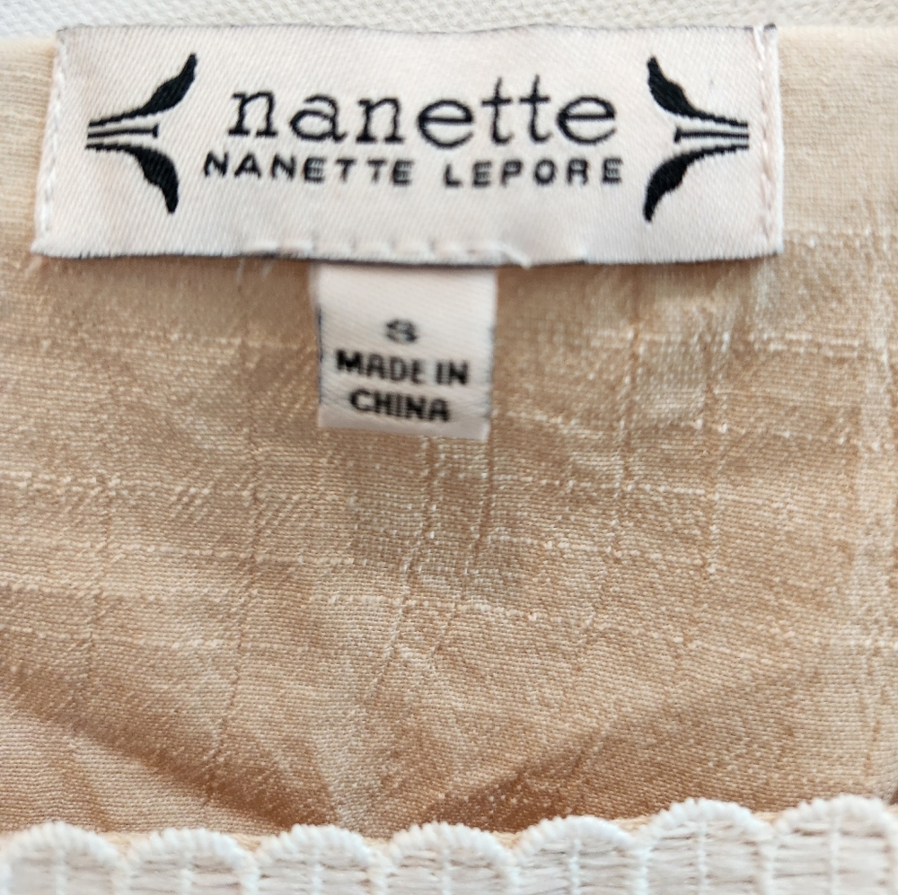 Nanette Lepore size smaññ vintage look blouse - Picture 4 of 10